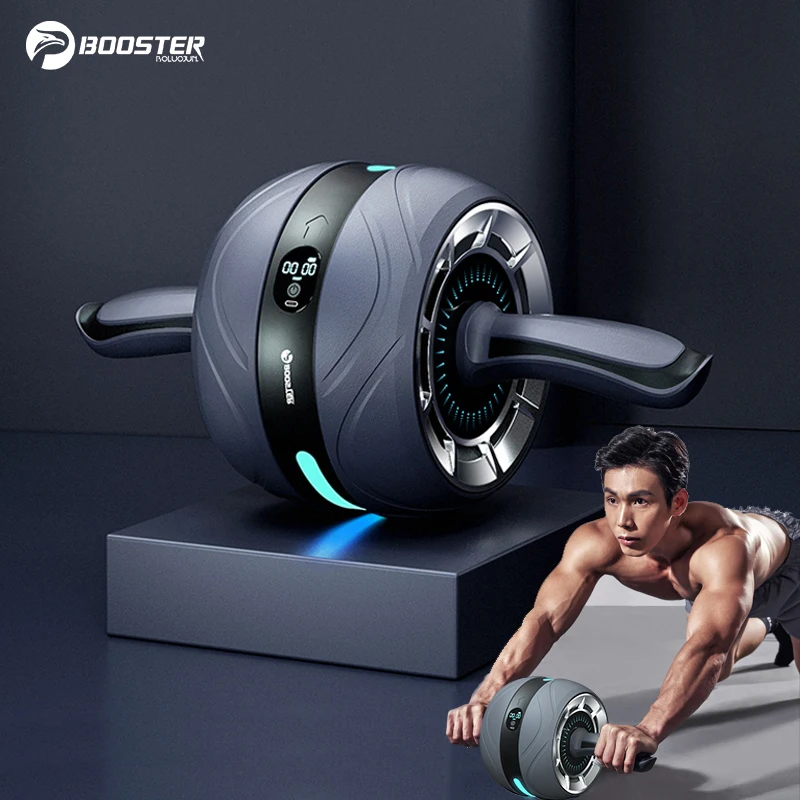 Booster Ruota Addominale Home Gym Roller Ab Roller Ruota Ginnica Fitness Addome Training Attrezzature Sportive Per Abs Body Shaping