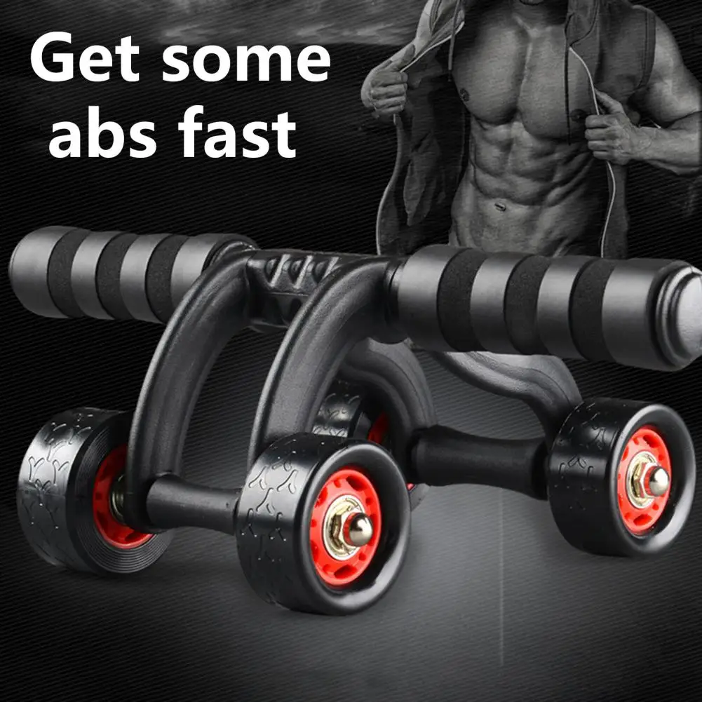 Ab Training Wheel 1 Set Pratico Con Cuscino Stabile Donna Uomo Ab Muscle Trainer Wheel Equipment Per Bodybuilding