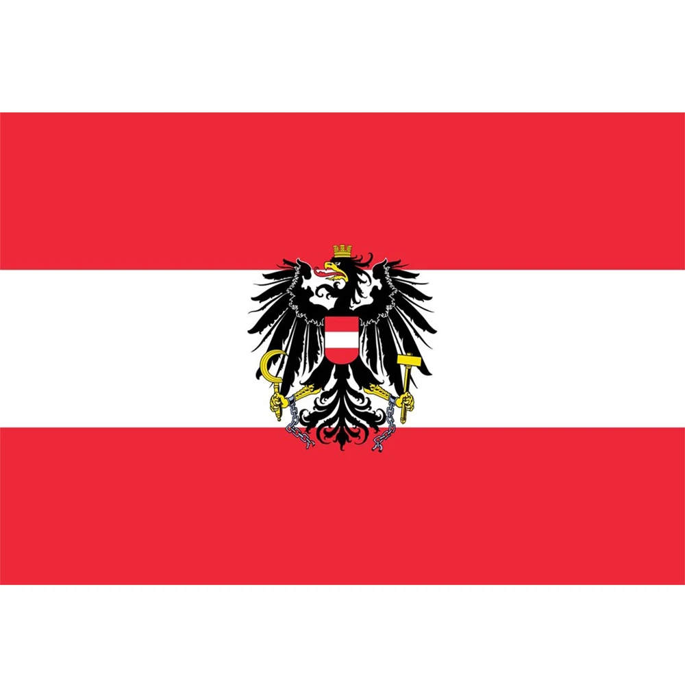 Austria Eagle Flags 90X150Cm Poliestere Stampato Bandiera Austriaca Bandiera Austriaca Banner Decorazione Per Interni Ed Esterni