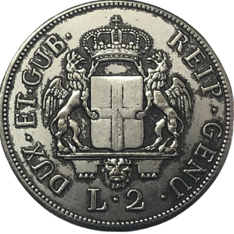 1794 Repubblica Di Genova (Italiano Uniti) 2 Lire