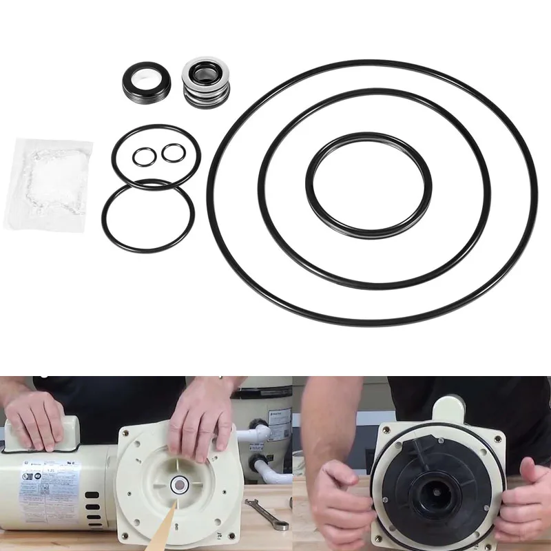 Kit Di Ricostruzione O-Ring Della Guarnizione Della Pompa Della Piscina Per Superflo Supermax Kit 78, Sostituire La Guarnizione Dell'Albero Ps-200 E I