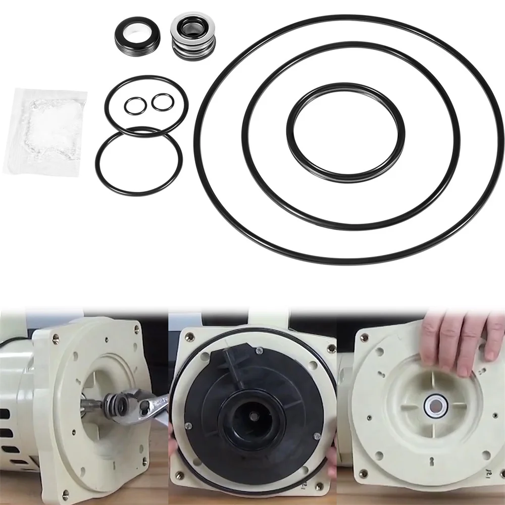 Kit Di Ricostruzione O-Ring Della Guarnizione Della Pompa Della Piscina Per Superflo Supermax Kit 78, Sostituire La Guarnizione Dell'Albero Ps-200 E L