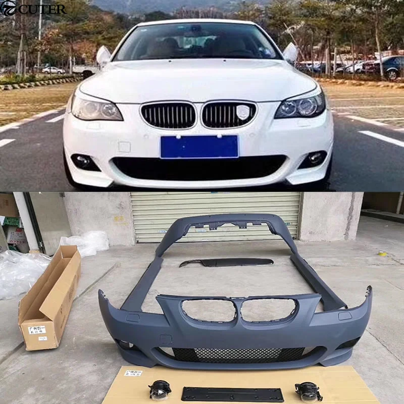 E60 M-Tech Kit Carrozzeria Pp Non Verniciato Anteriore Paraurti Posteriore Minigonne Laterali Per Bmw E60 525I M-Tech 05-10