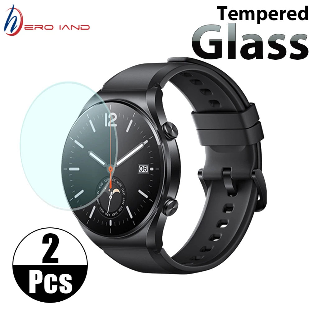 Vetro Temperato Premium 2Pcs 2.5D Per Xiaomi Watch S1 Pellicola Protettiva Per Xiaomi Watchs1 Pellicola Protettiva Antideflagrante