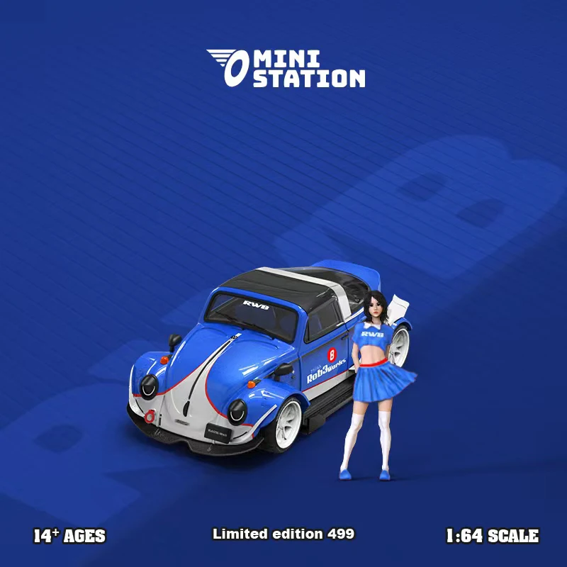 ** Pre Vendita ** Ministation 1:64 Rwb Modificato Betle Targa Diecast Diorama Collezione Di Modelli Di Auto In Miniatura Carros Toys