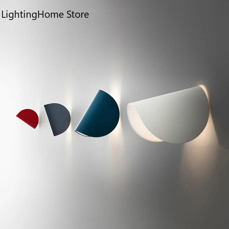 Fontana Arte Lo Led Italian Designer Rotating Wall Lamp Modern Art Creative Exhibition Hall Wall Lamp Bedroom Bedside Lamp