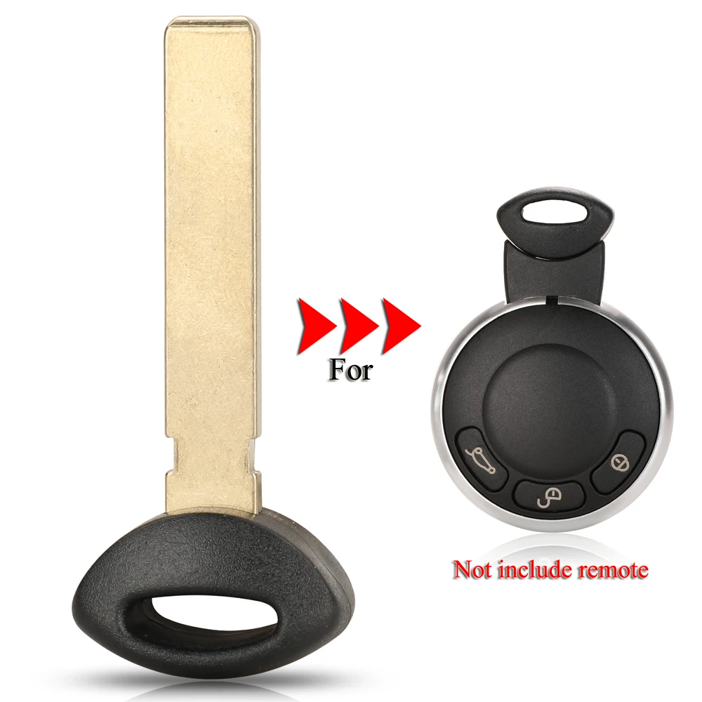 Jingyuqin Remote Car Key Blade Per Bmw Mini Cooper S One D Clubman Countryman Cabrio Uncut Key Sostituzione Vuota