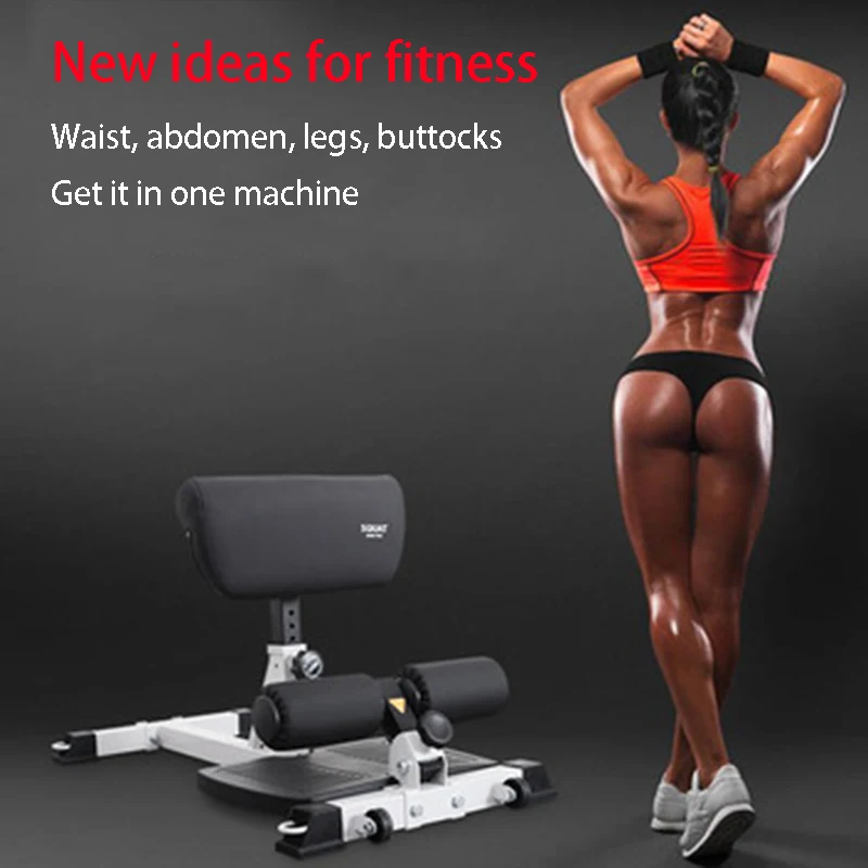 Multifunzionale Squat Machine Girl Squat Home Fitness Equipment Invertito Squat Machine Leg Trainer Fianchi E Addome