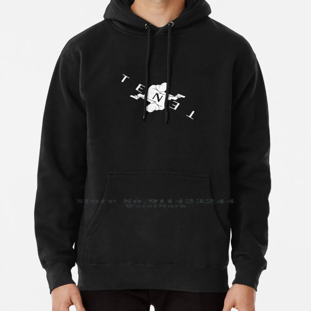Tenet Design Felpa Con Cappuccio Maglione 6Xl Cotone John David Washington Inizio Tenet Logo Tenet Movie Hero Joseph Gordon Levitt Robert