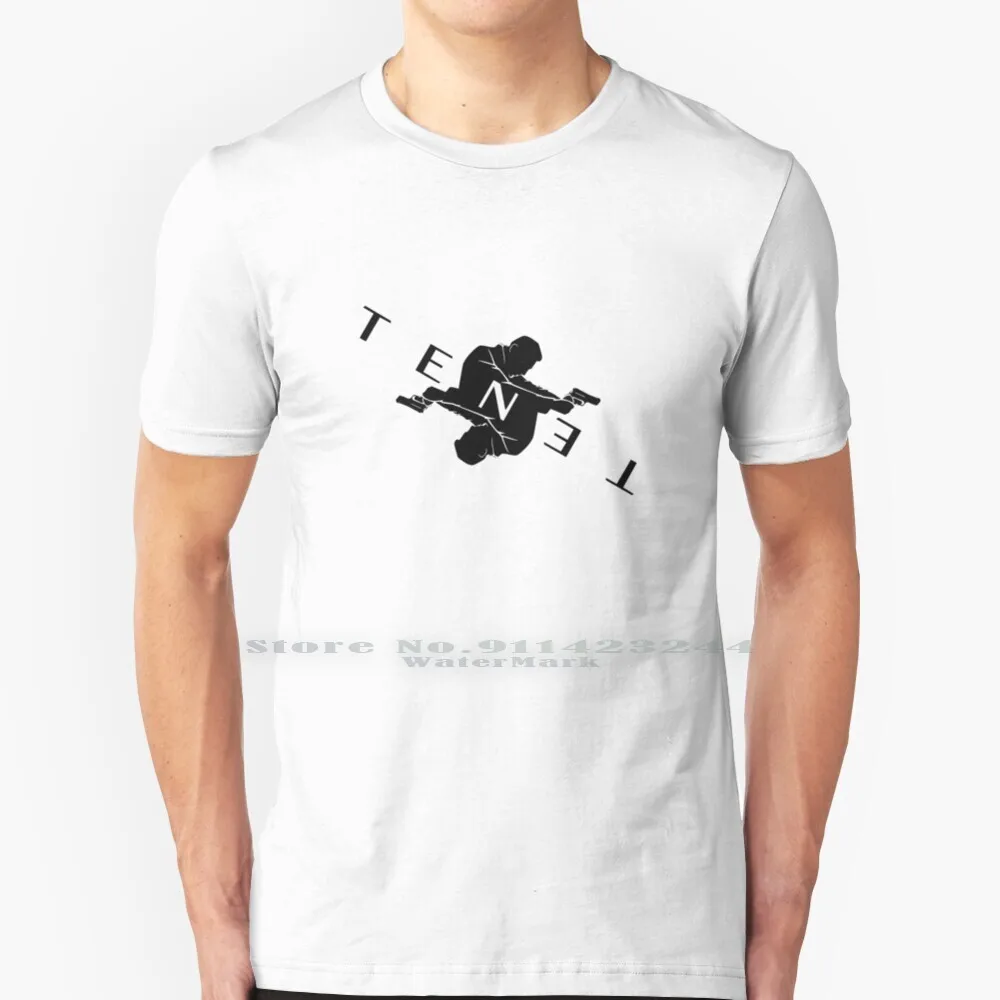 Tenet Design T Shirt Cotone 6Xl John David Washington Start Tenet Logo Tenet Movie Hero Joseph Gordon Levitt Robert
