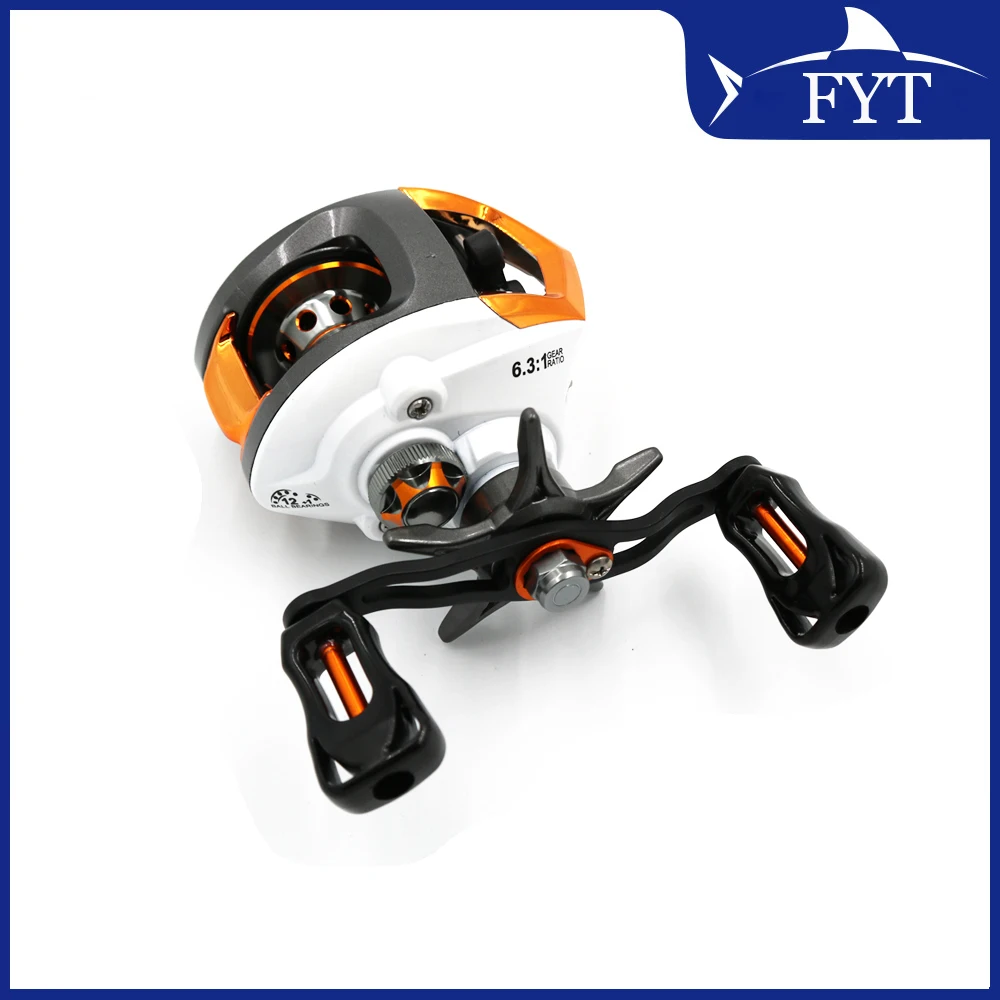 Rapporto Ad Alta Velocità Baitcasting Reel 12 + 1Bb Bobina Di Metallo Casting Mulinello Da Pesca Trascinamento Massimo 8Kg Ruota Da Pesca Lp200
