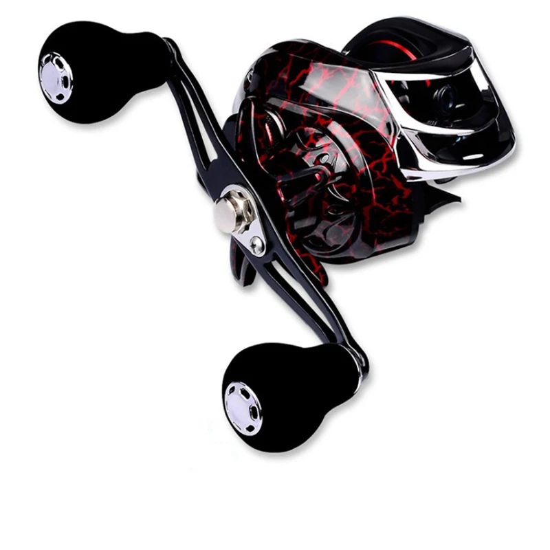 Dygygyfz Best Baitcasting Reel 8.1:1 12 + 1Bb Bass Fishing Reel 10Kg Max Drag Sinistra Destra Mulinello Ruota Gocciolante In Metallo