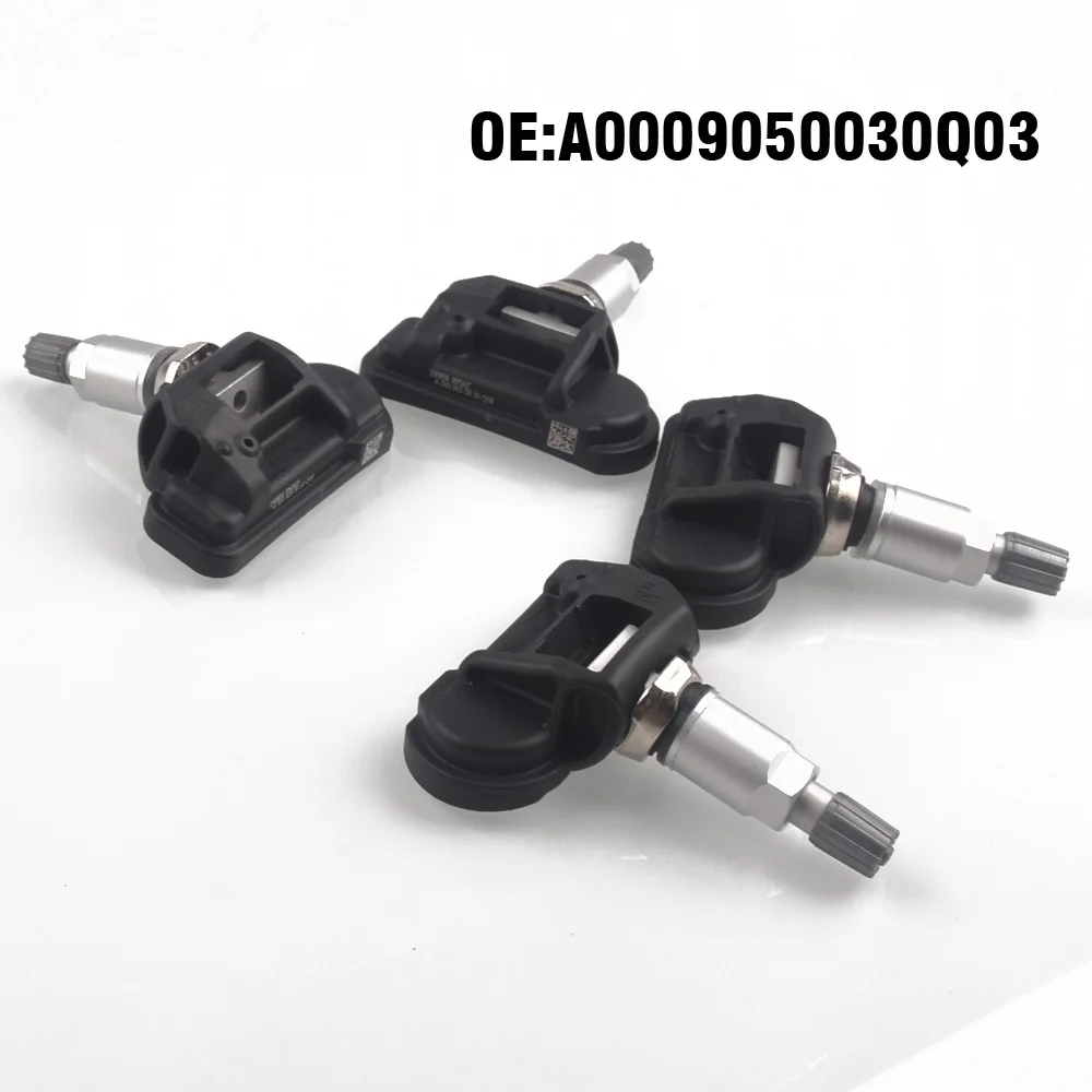 Monitor Di Pressione Dei Pneumatici Tpms Dell'Automobile 4 Pcs/Sensore Del Sistema Di Avvertimento Per Mercedes-Benz W176 W246 W204 W205 C204 C117 X15