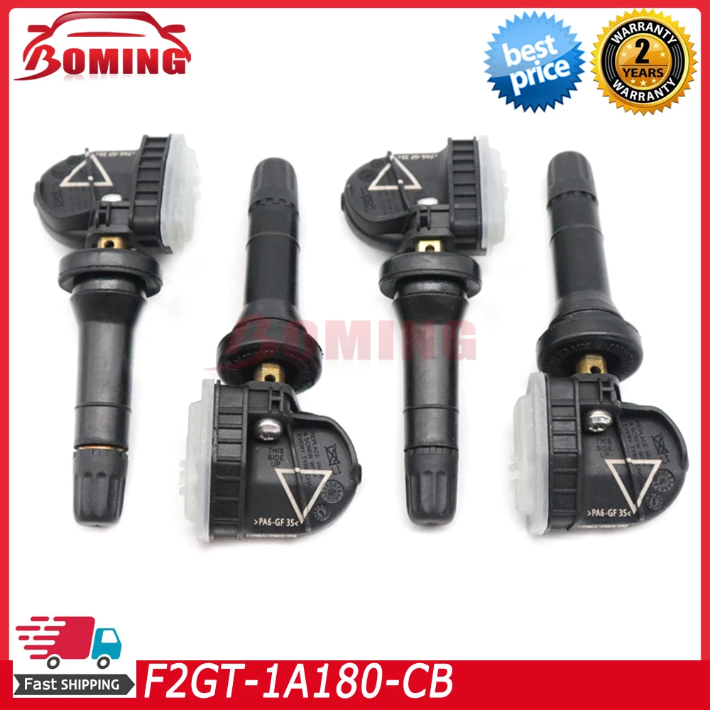 4X F2Gt-1A180-Cb Tpms Sensore Di Monitoraggio Della Pressione Dei Pneumatici Per Ford Explorer F-15 Mustang Lincoln Mkx 433Mhz 3.7 2014-2022 F2Gt-1A15