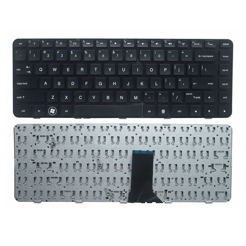 Yaluzu New English Tastiera Degli Stati Uniti Per Hp Pavilion Dm4 Dm4-1000 Dm4-2000 Dm4-1012 Dm4-1253Cl Xz299Ua Dv5-2000 Dm4-2070Us Dm4-2015Dx