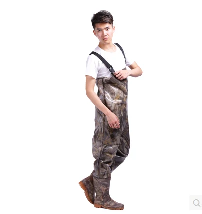 Impermeabile E Traspirante Trampolieri Di Pesca Petto Ispessimento Camouflage Trampolieri Stivali Botas De Pesca Militares Hombre Scarpe Dell'Esercito