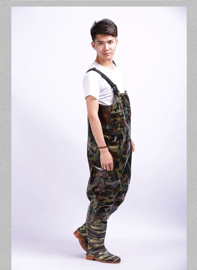 Impermeabile Di Pesca Traspirante Petto Trampolieri Ispessimento Camouflage Trampolieri Stivali Botas De Pesca Militares Hombre Scarpe Dell'Esercito D