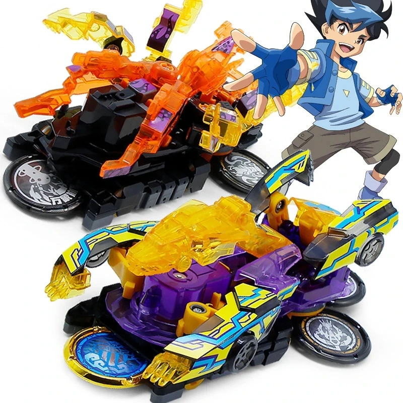 Esplosione Wild Speed Fly Deformation Car 4 Screechers Beast Attack Action Figures Cattura Flips Trasformazione Sorpresa Regalo Giocattolo