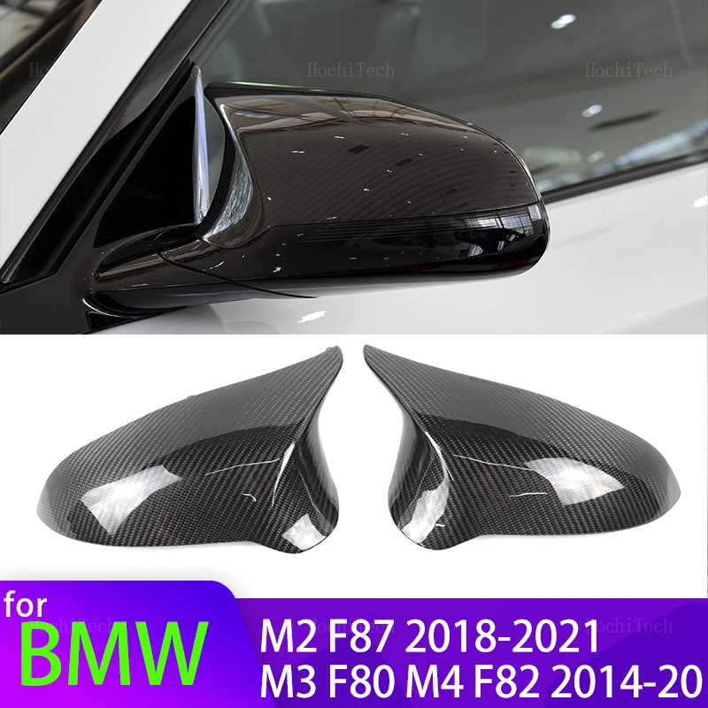 Tappo Copertura Specchietto Retrovisore Vera Fibra Di Carbonio Per Bmw M2 E87 18-21, M3 F80 M4 F82 14-20 Sostituzione Guida A Sinistra