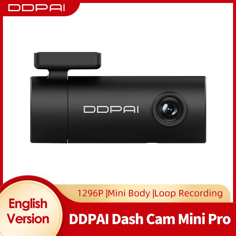 Ddpai Dash Cam Mini Pro 1296P Ultra Hd Veicolo Wifi Smart Connect Telecamera Per Auto Dashcam
