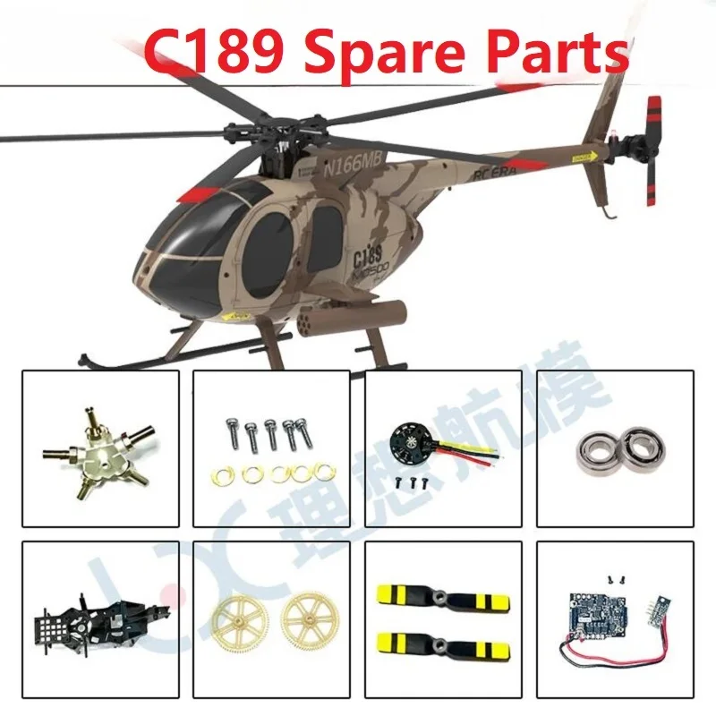 C189 Md500 Rc Era Telecomando Era Uccello Elicottero Simulazione Elicottero Parti Originali Completo Sterzo Motore Principale