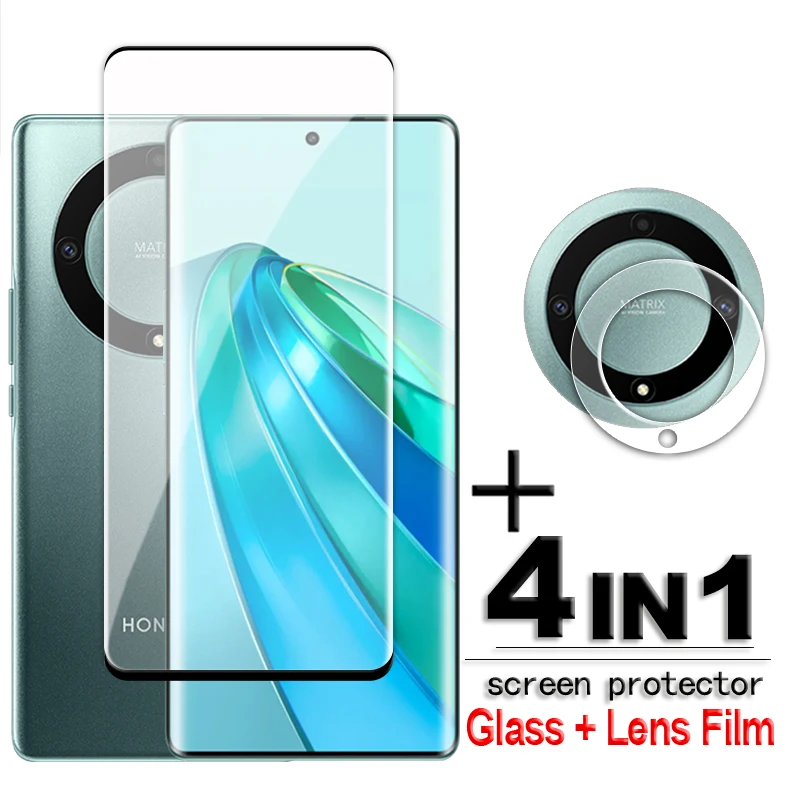 Per Honor Magic5 Lite 5G Glass 3D Full Cover Proteggi Schermo Curvo Honor Magic5 Lite Vetro Temperato Magic5 Lite Film 6.67 Pollici
