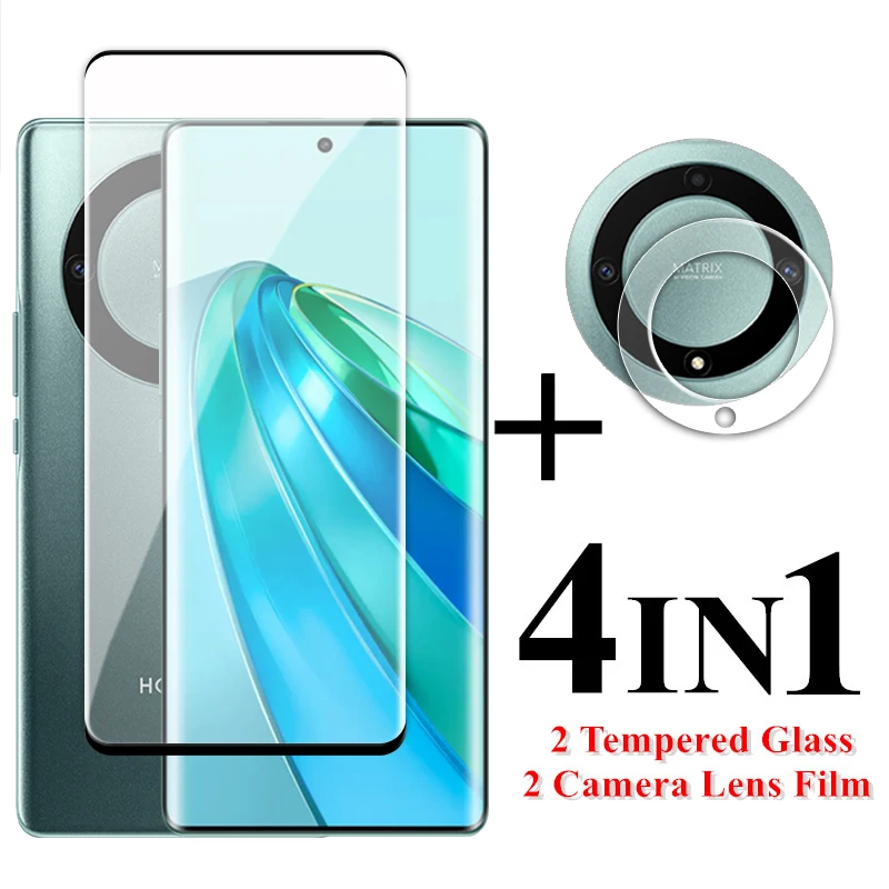 Per Honor Magic5 Lite Glass 3D Full Cover Proteggi Schermo Curvo Honor Magic5 Lite 5G Vetro Temperato Magic5 Lite Film 6.67 Pollici