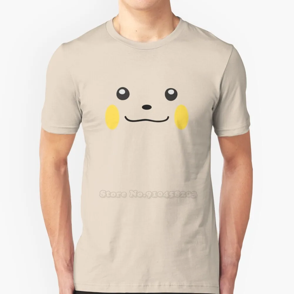 Maglietta Raichu Nuova Moda Estiva Maglietta Girocollo In Cotone Casual Carino Minimalista Raichu Nintendo Happy Face Poke Gameboy Wii