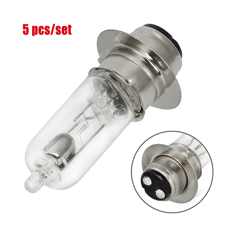 5Pcs 6 V 25 W 6 Volt 25 Watt Testa Della Lampada Del Faro Della Lampadina Per Il Cinese Scooter Ct90 Ct200 Trail 90 P50 Pc50 Ciclomotore