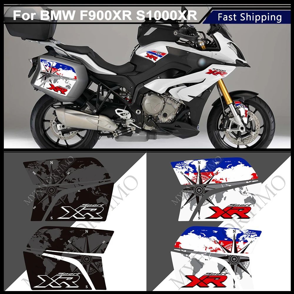 Per Bmw F900Xr S1000Xr 900 S 1000 Xr 2016 - 2020 2021 2022 Moto Tank Pad Trunk Valigie Valigie Panniers Adesivi Decalcomanie