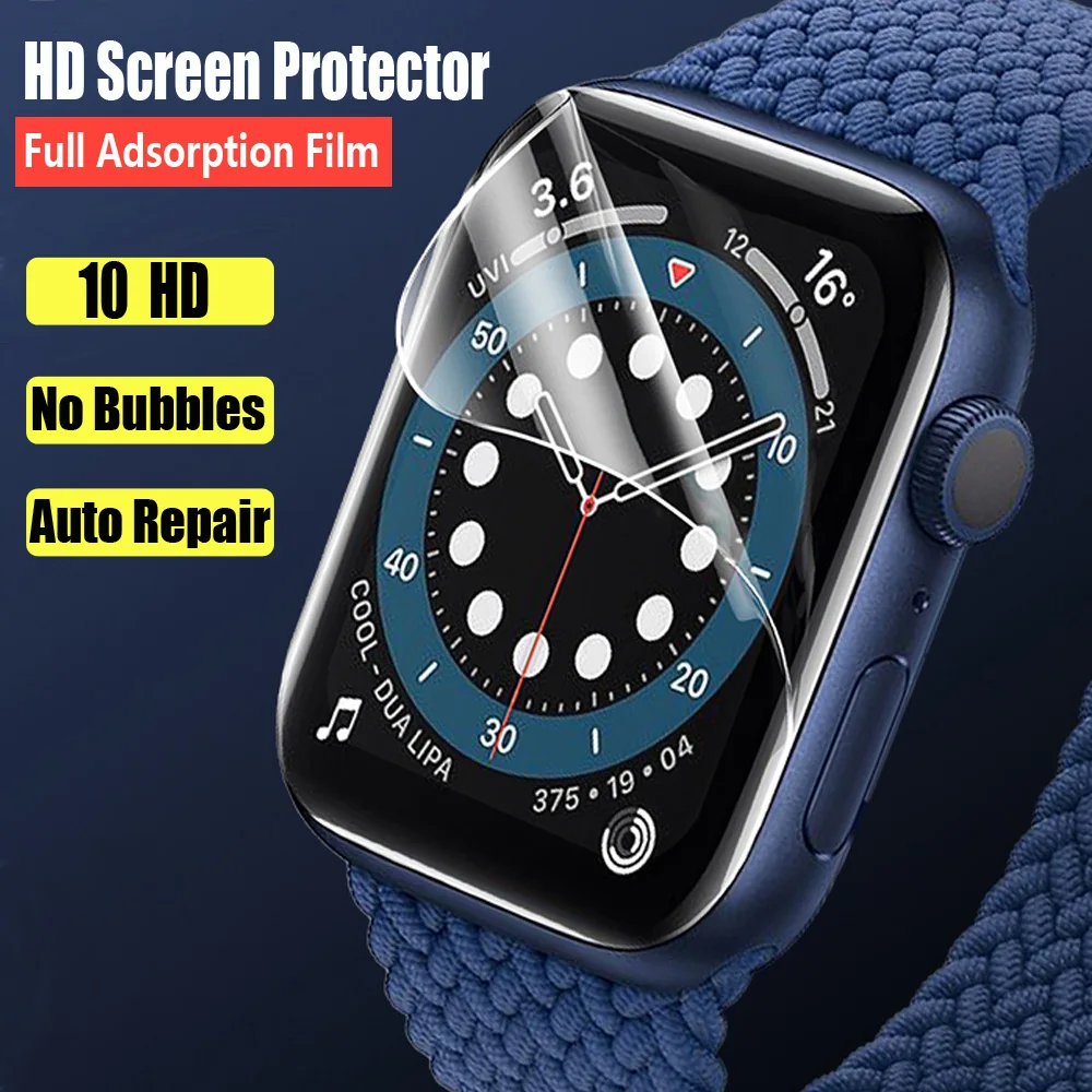 Pellicola Hd Per Apple Watch Screen Protector 45Mm 41Mm Vetro Non Temperato) Iwatch Protector Apple Watch Series 7