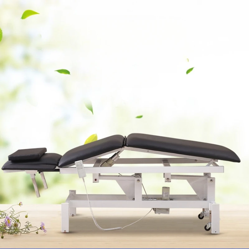Fisioterapia Terapia Lettino Da Massaggio Pieghevole Bellezza Elettrico Regolare Lettini Da Massaggio Medico Lettino Estetista Mobili Da Salone Qf50Mb
