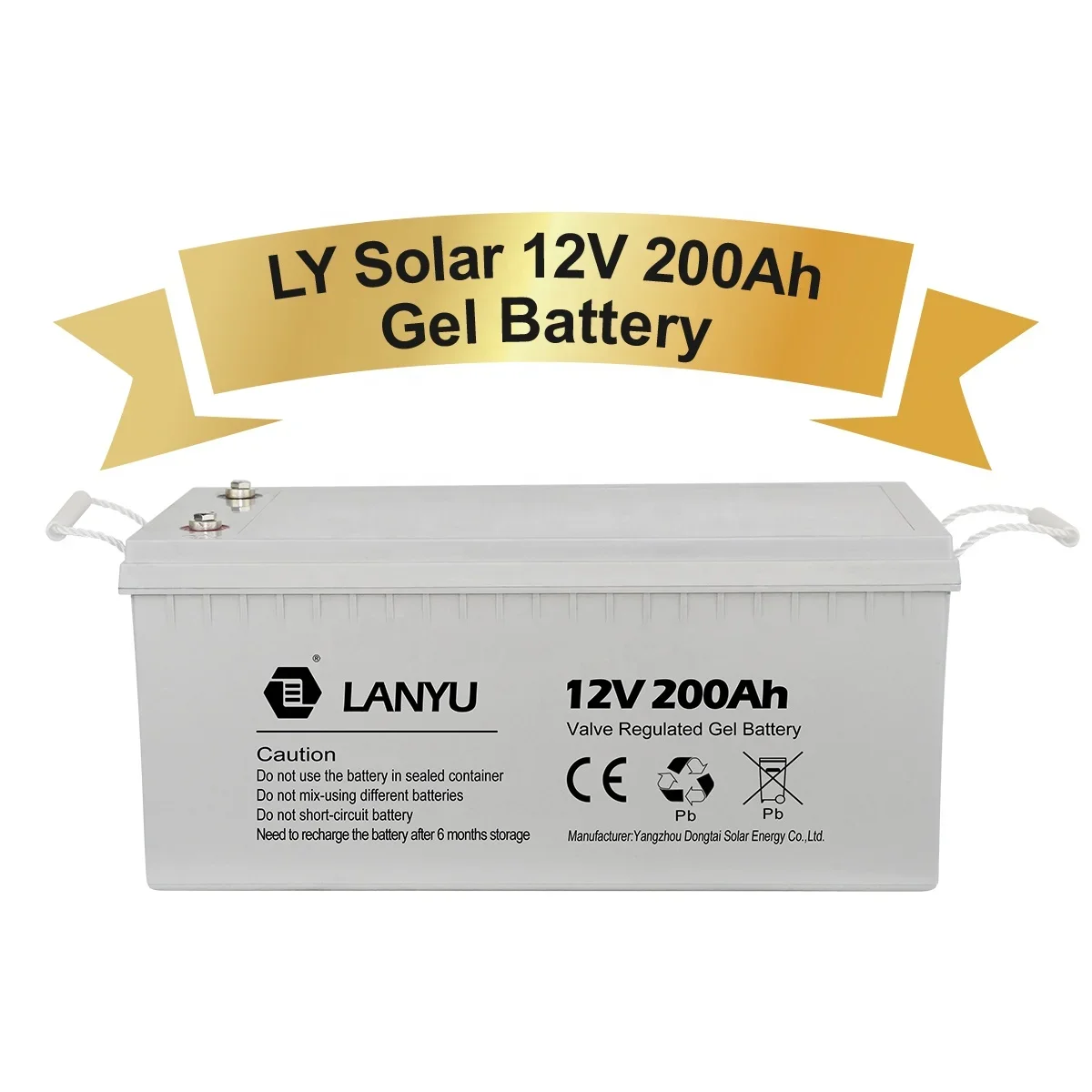 Batteria Solare Agm Al Piombo Acido Gel Per Elettrodomestici 12V 400Ah Con 2*12V 200Ah