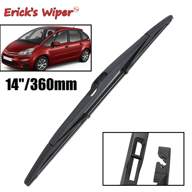 Ener'S Wiper 14 "Spazzola Tergicristallo Posteriore Per Citroen C4 Grand Picasso / C4 Picasso 2006 - 2013 Parabrezza Parabrezza Finestra Portellone