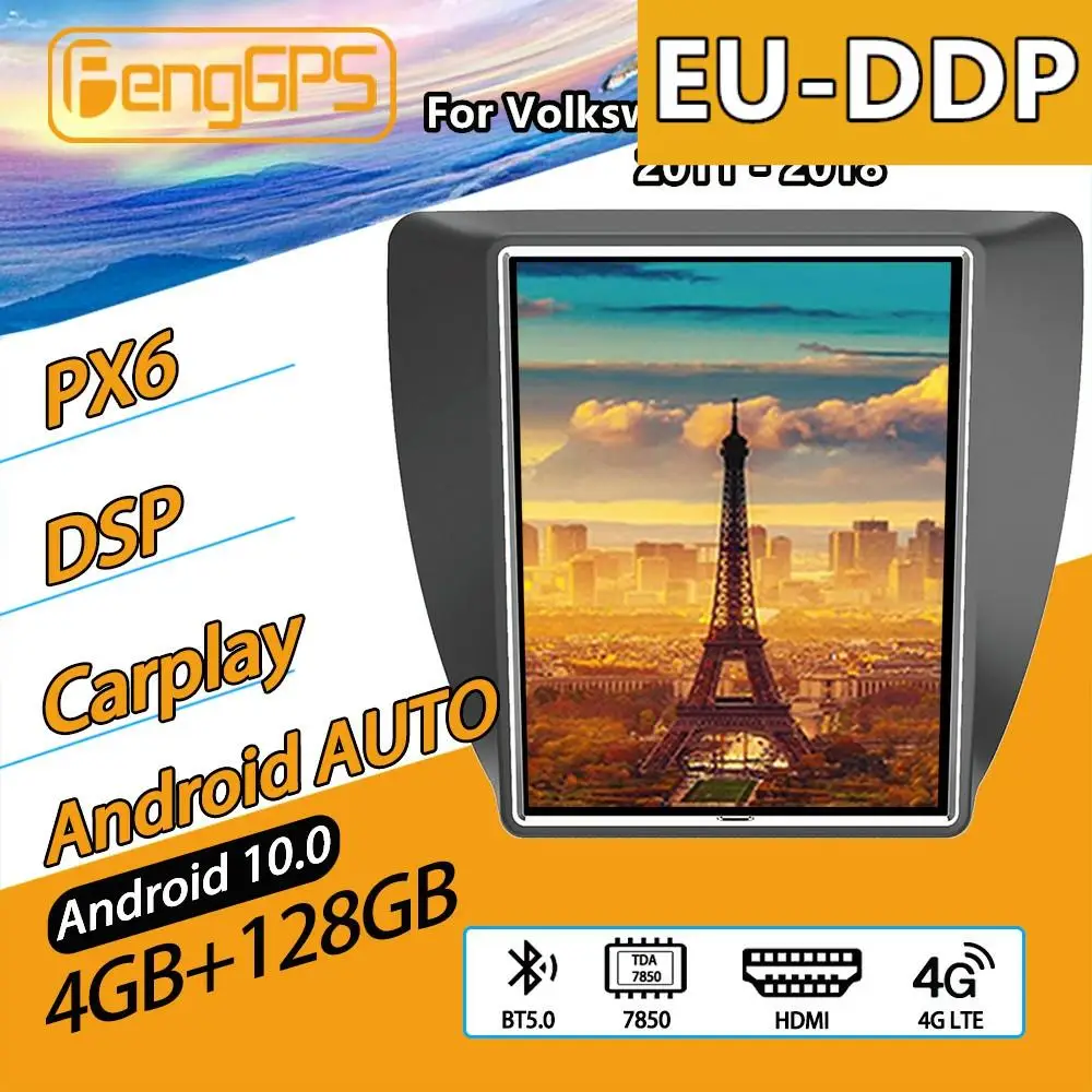 Per Volkswagen Jetta 6 Sagitar Android Radio 2011 - 2018 Car Multimedia Player Gps Navi Unit Autoradio Audio Cassette Recorder