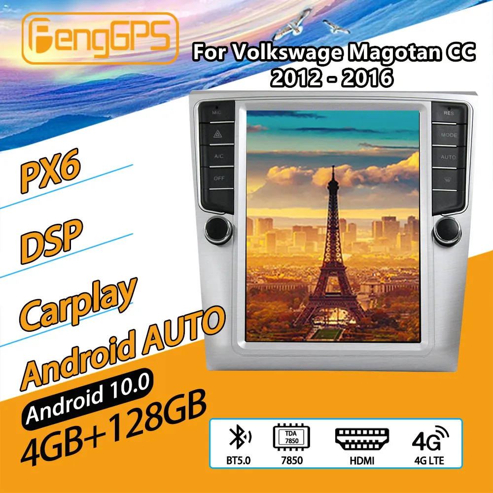 Per Volkswagen Magotan Cc Android Radio 2012 - 2016 Car Multimedia Player Gps Navi Unit Autoradio Audio Stereo Cassette Recorder