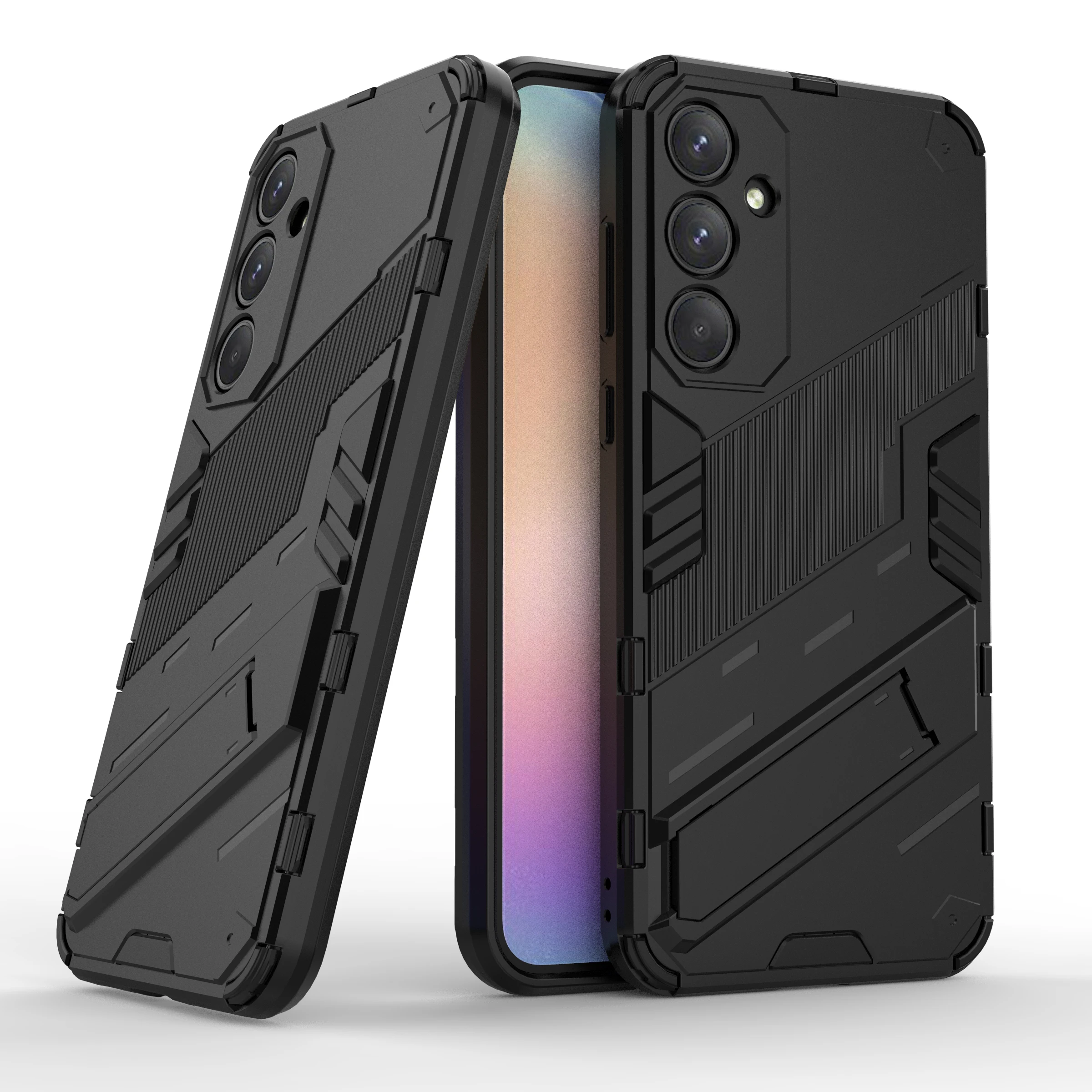 Per Samsung Galaxy A35 Custodia Shell Para Punk Phone Holder Armor Case Per Samsung Galaxy A35 Cover Per Samsung Galaxy A35 A55 A15