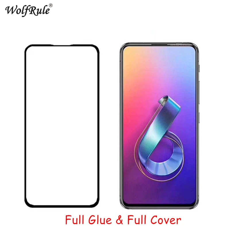 Proteggi Schermo Lcd 2 Pezzi Asus Zenfone 6 Zs630Kl Vetro Colla Completa Per Asus Zenfone 6Z Vetro Temperato A Copertura Totale Zenfone 6 2019 ^