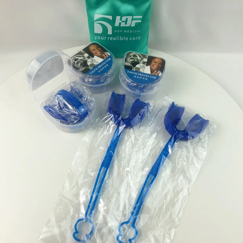 Sicurezza Sportiva Shock Paradenti Denti Bretelle Dental Oral Tooth Protector Calcio Basket Boxe Paradenti In Gomma