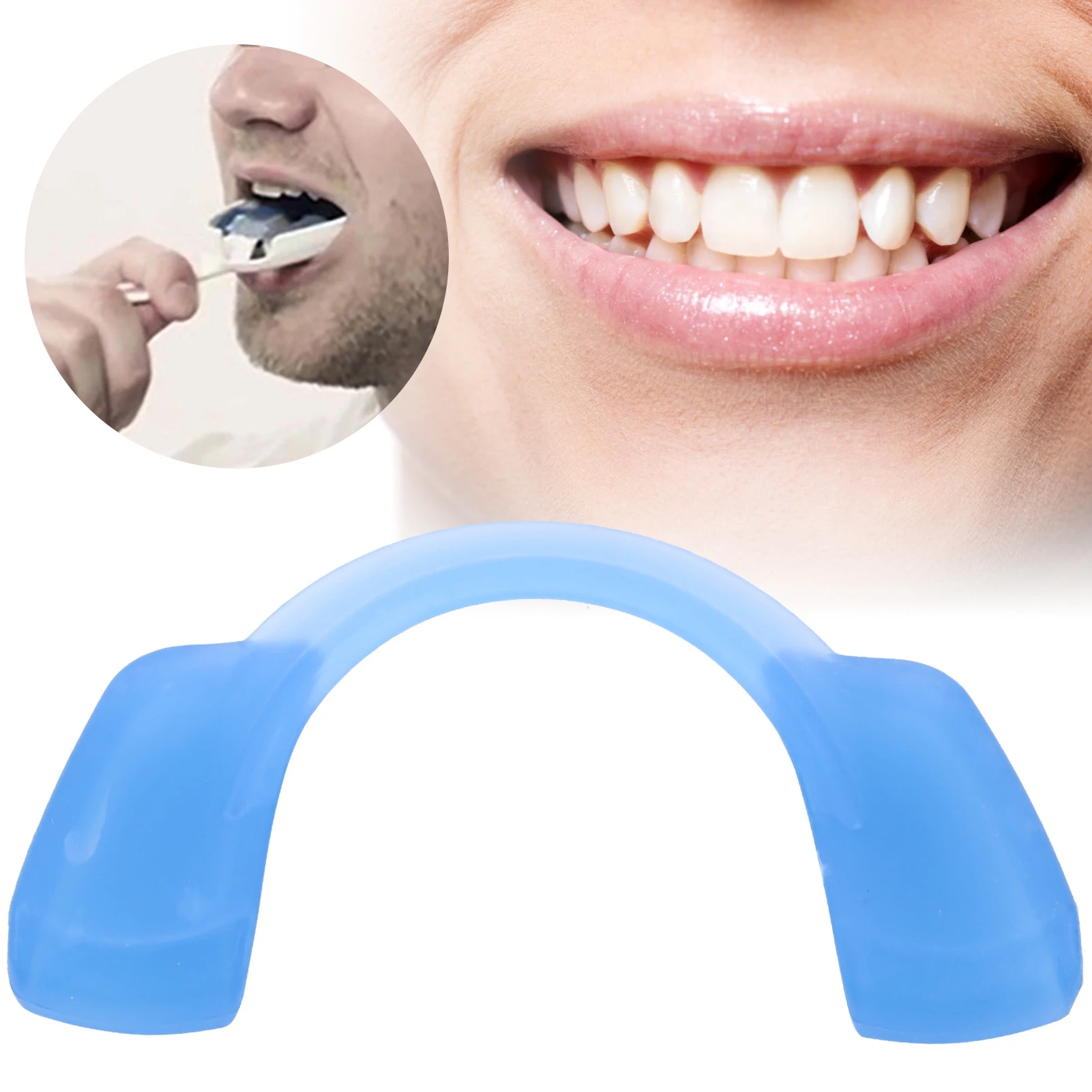 Più Nuovo Silicone Sicurezza Notte Paradenti Denti Rettifica Dentale Paradenti Dormire Clenching Tooth Protector Accessori Strumenti