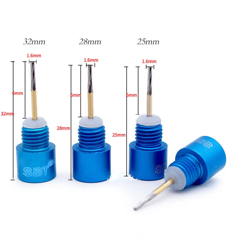 3 Pz 25/28/32Mm Dental Wisdom Tooth Extraction Bur Sbt Dentista Clinica Strumento Per Trapano Chirurgico Acciaio Legato Carburo Di Tungsteno