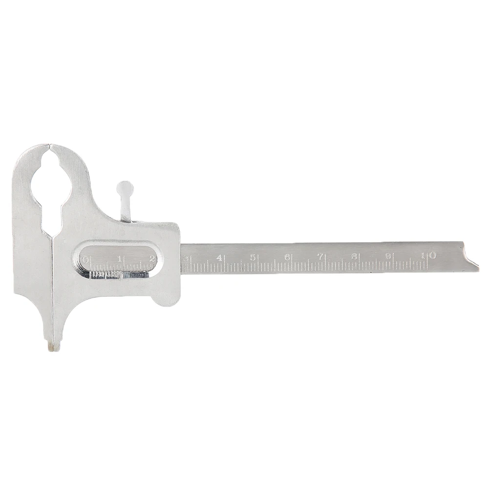 Stainless Steel Dental Gauge Vernier Calipers Dentist Tools Orthodontic Measuring Ruler Dental Lab Instrument Accessory 0-100Mm