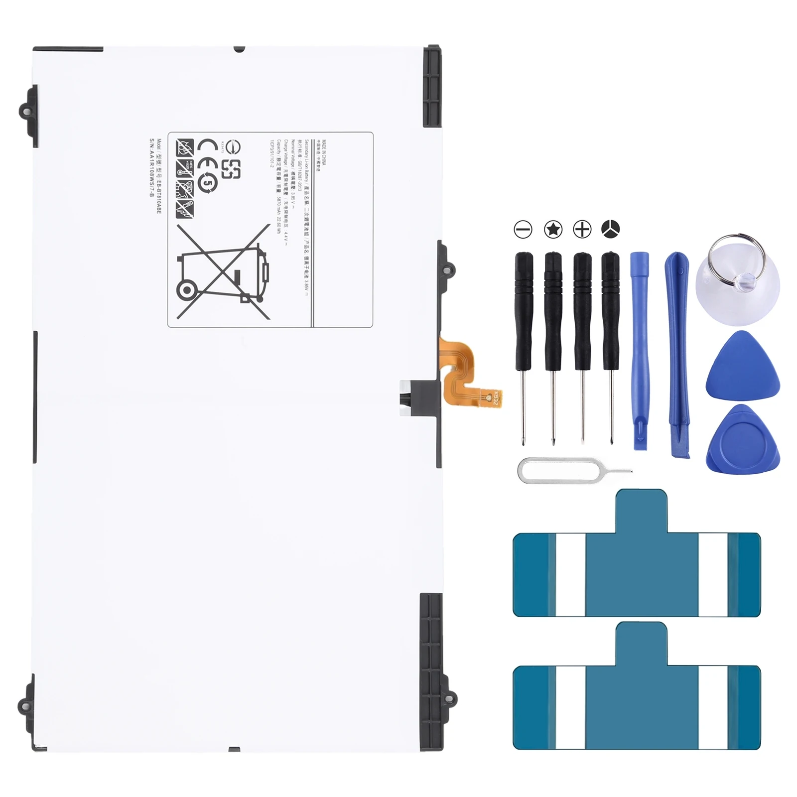 Batteria Per Samsung Galaxy Tab S2 9.7 5870Mah Eb-Bt810Abe Sostituzione Batteria