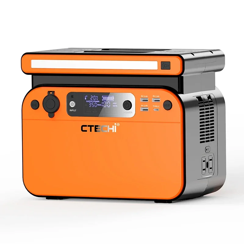 Ctechi Outdoor 110V Centrale Elettrica Portatile 500W Generatori Di Energia Solare Portatili Generatori Solari Portatili Al Litio 500W