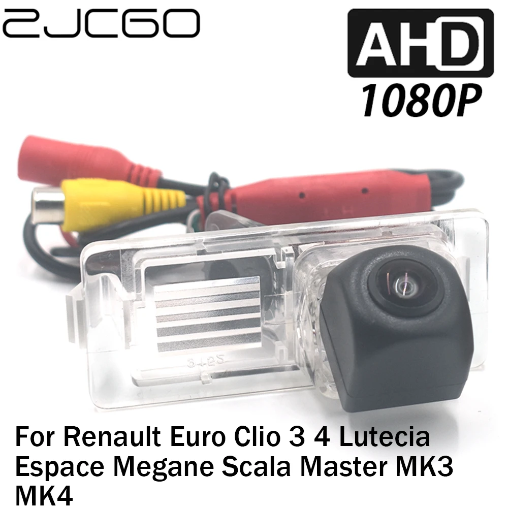Zjcgo Car Rear View Reverse Backup Parking Ahd 1080P Camera Per Renault Euro Clio 3 4 Lutecia Espace Megane Scala Master Mk3 Mk4