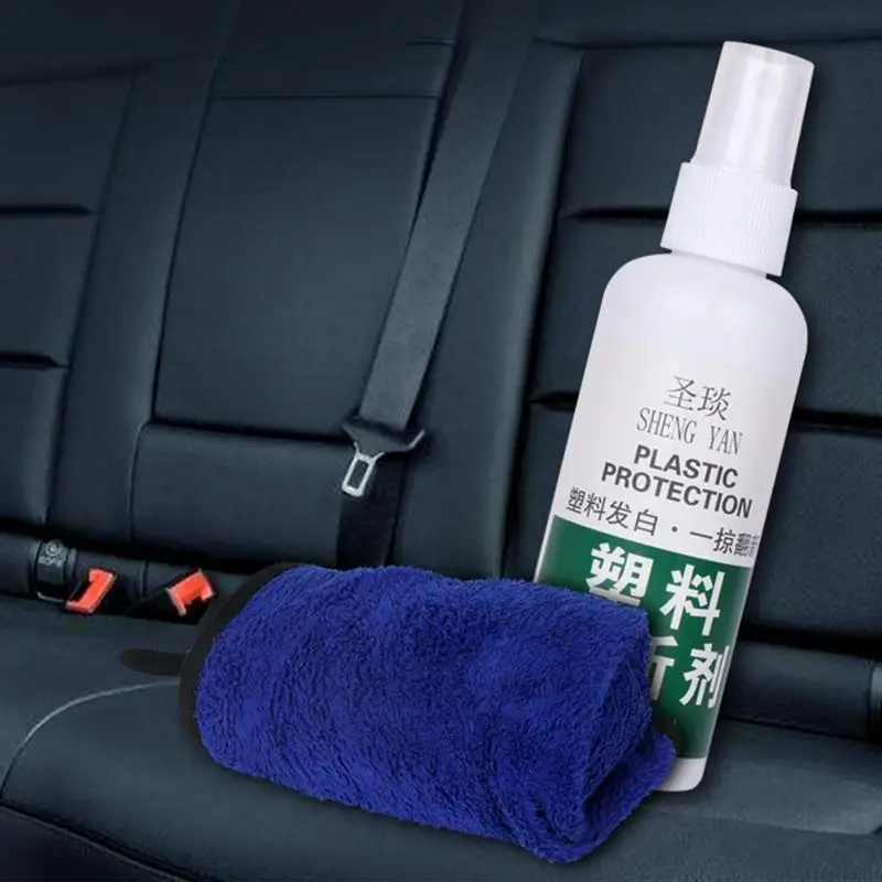 Restorer In Pelle Spray Car Auto Interior Part Seat Leather Liquid Wax Polish Refurish Long Lasting For Car Interior Accessories