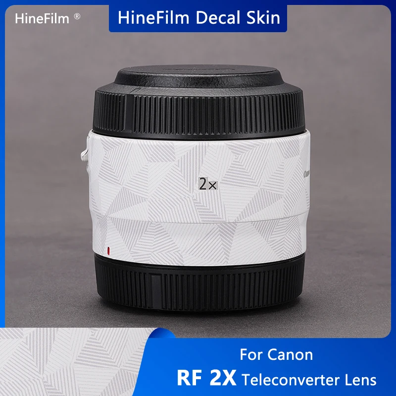 Rf2X Lente Decalcomania Del Vinile Copertura Dell'Involucro Della Pelle Per Canon Extender Rf 2X Teleconverter Pellicola Adesiva Per Pellicola