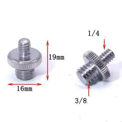 50 Pz/Lotto Da 1/4 "A 3/8" O 1/4 "Estendere Convertire Vite Perno Perno Converti Adattatore Per Canon Nikon Sony Fuji Supporto Per Fotocamera O Treppi