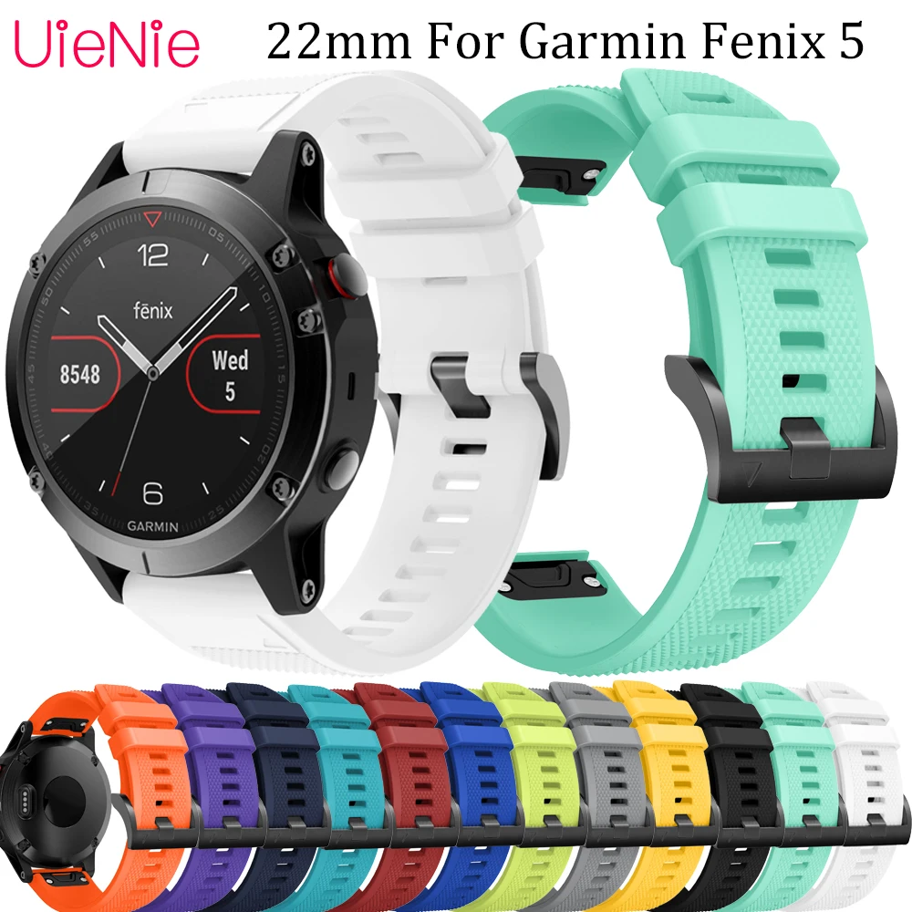 Cinturino Da 22Mm Per Garmin Fenix 5 Cinturino Da Polso In Silicone A Sgancio Rapido Per Cinturino Garmin Fenix 5 Plus Per Cinturino Garmin Fenix 6