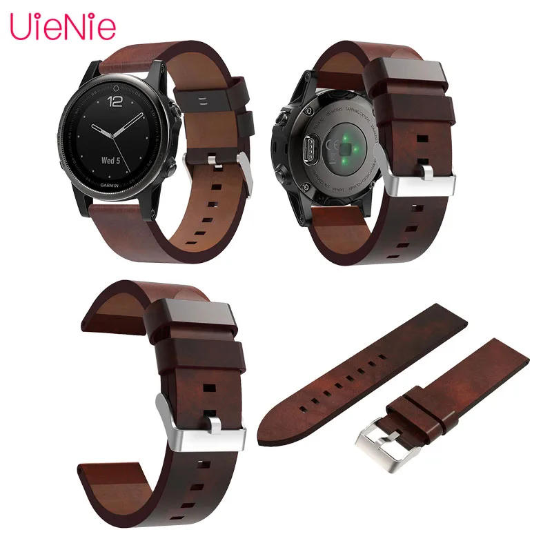 Per Garmin Fenix 5S/5S Plus Cinturino In Pelle Per Accessori Garmin Fenix 6S Frontier / Classic